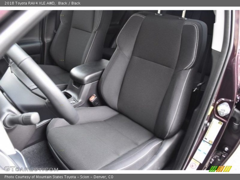 Black / Black 2018 Toyota RAV4 XLE AWD