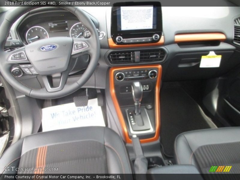 Smoke / Ebony Black/Copper 2018 Ford EcoSport SES 4WD