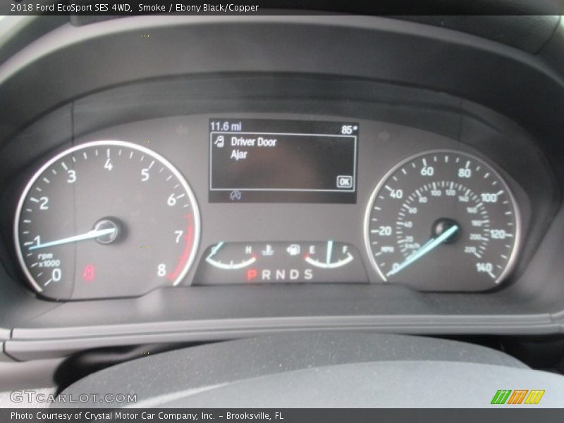 Smoke / Ebony Black/Copper 2018 Ford EcoSport SES 4WD