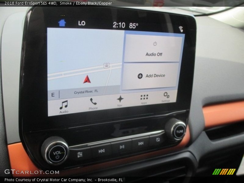 Smoke / Ebony Black/Copper 2018 Ford EcoSport SES 4WD