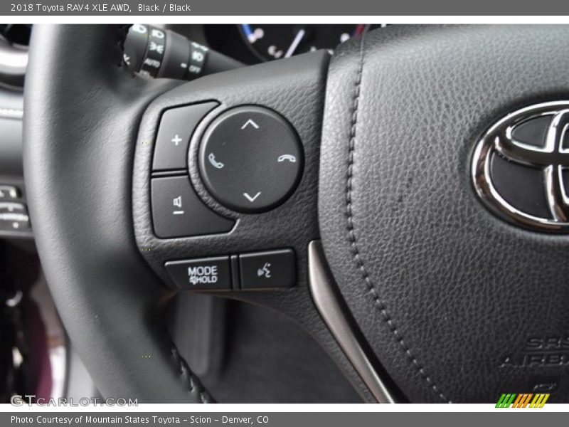Black / Black 2018 Toyota RAV4 XLE AWD