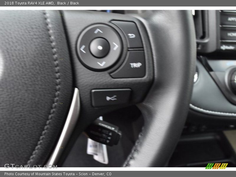 Black / Black 2018 Toyota RAV4 XLE AWD