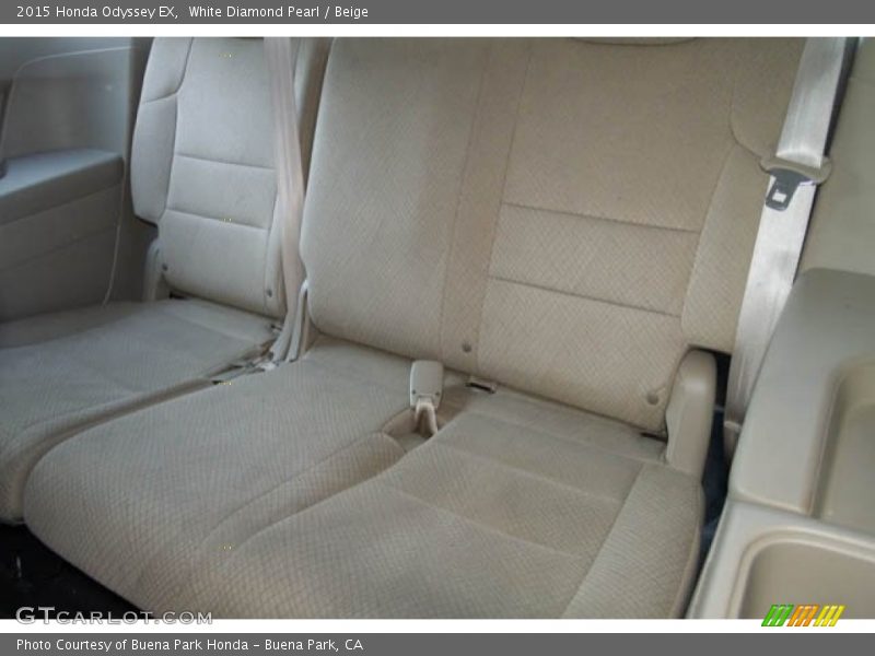 White Diamond Pearl / Beige 2015 Honda Odyssey EX