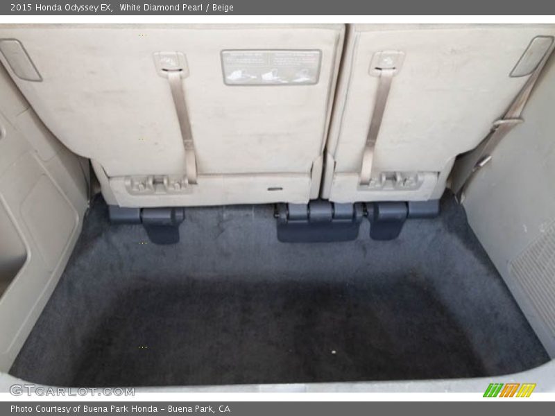 White Diamond Pearl / Beige 2015 Honda Odyssey EX