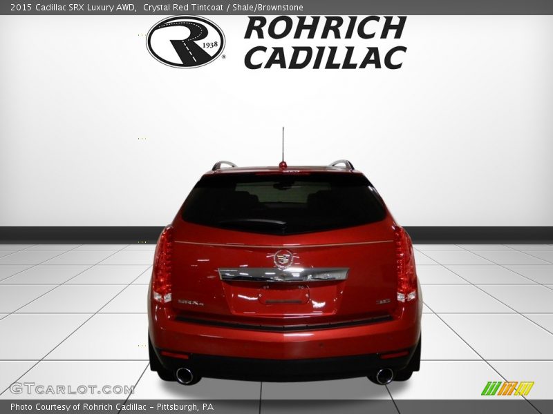 Crystal Red Tintcoat / Shale/Brownstone 2015 Cadillac SRX Luxury AWD