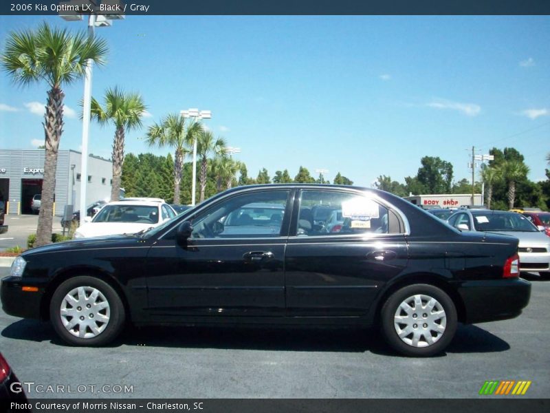 Black / Gray 2006 Kia Optima LX