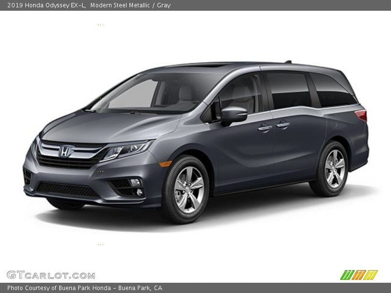 Modern Steel Metallic / Gray 2019 Honda Odyssey EX-L