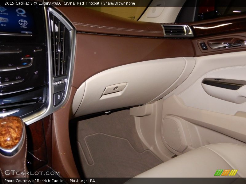 Crystal Red Tintcoat / Shale/Brownstone 2015 Cadillac SRX Luxury AWD