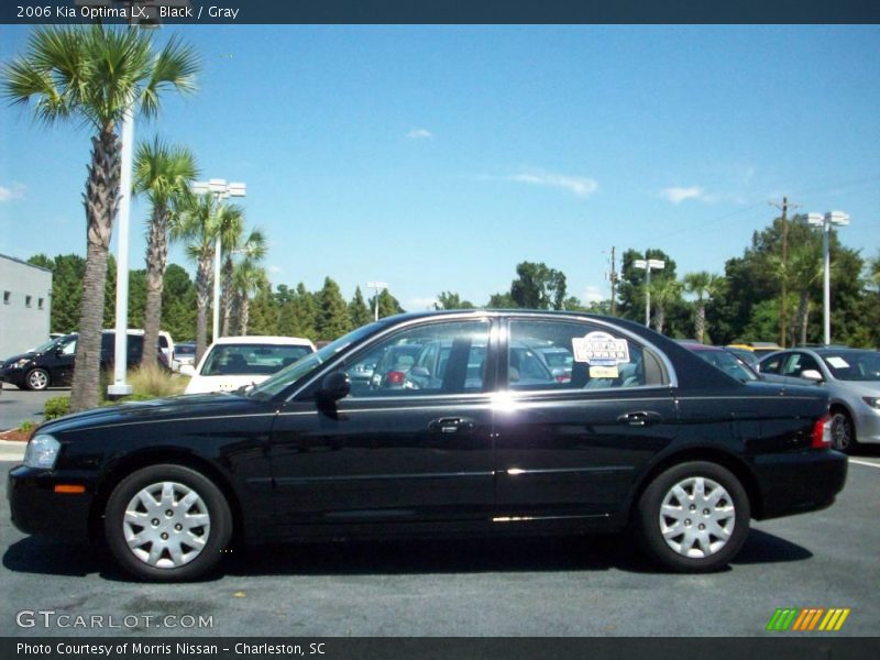 Black / Gray 2006 Kia Optima LX