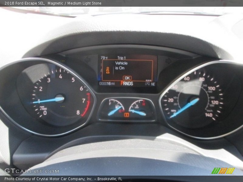 Magnetic / Medium Light Stone 2018 Ford Escape SEL