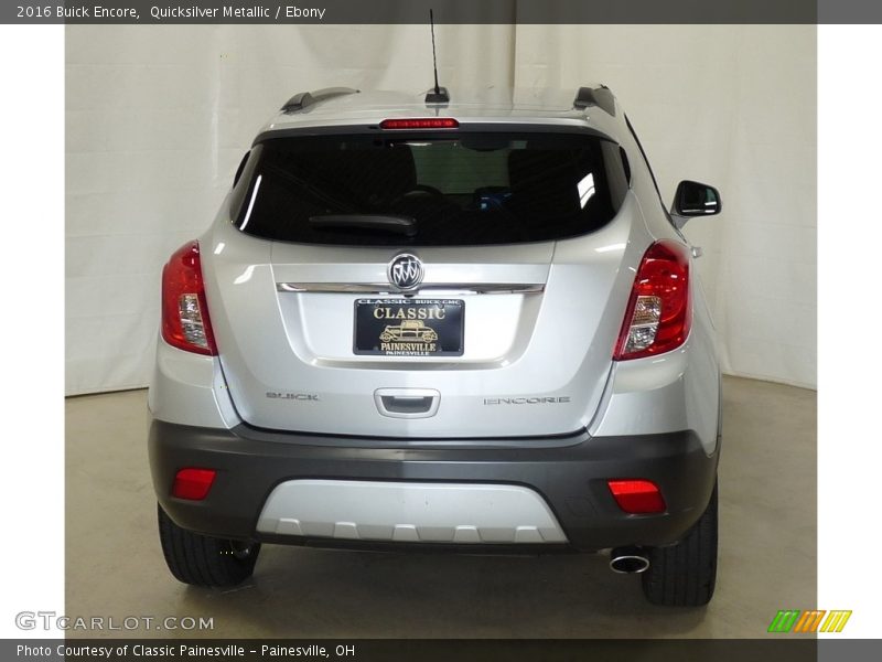 Quicksilver Metallic / Ebony 2016 Buick Encore