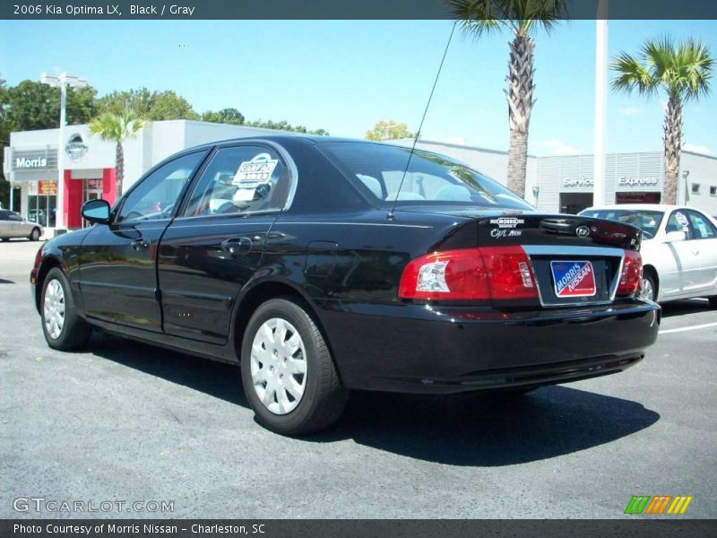 Black / Gray 2006 Kia Optima LX