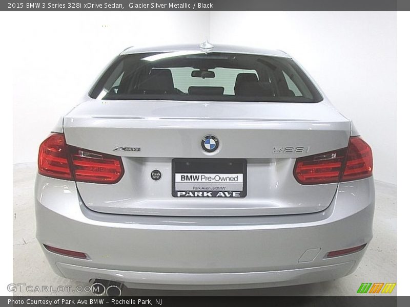 Glacier Silver Metallic / Black 2015 BMW 3 Series 328i xDrive Sedan