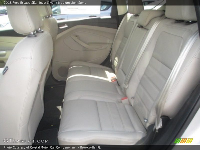 Ingot Silver / Medium Light Stone 2018 Ford Escape SEL
