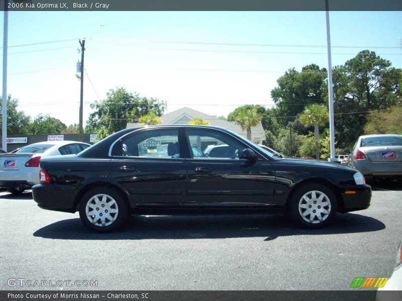 Black / Gray 2006 Kia Optima LX
