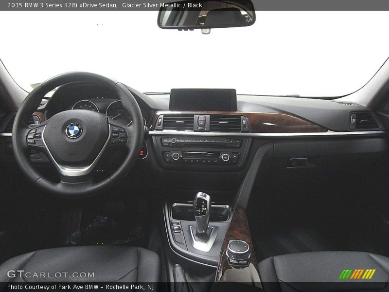 Glacier Silver Metallic / Black 2015 BMW 3 Series 328i xDrive Sedan