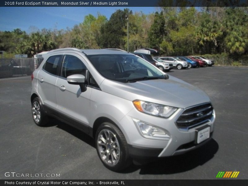 Moondust Silver / Medium Light Stone 2018 Ford EcoSport Titanium