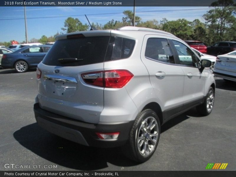 Moondust Silver / Medium Light Stone 2018 Ford EcoSport Titanium