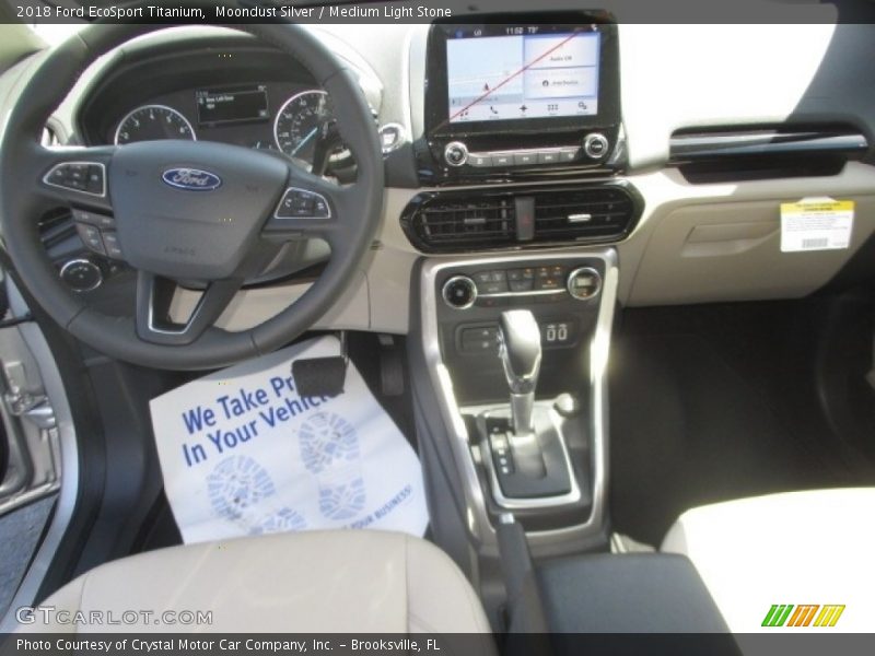 Moondust Silver / Medium Light Stone 2018 Ford EcoSport Titanium