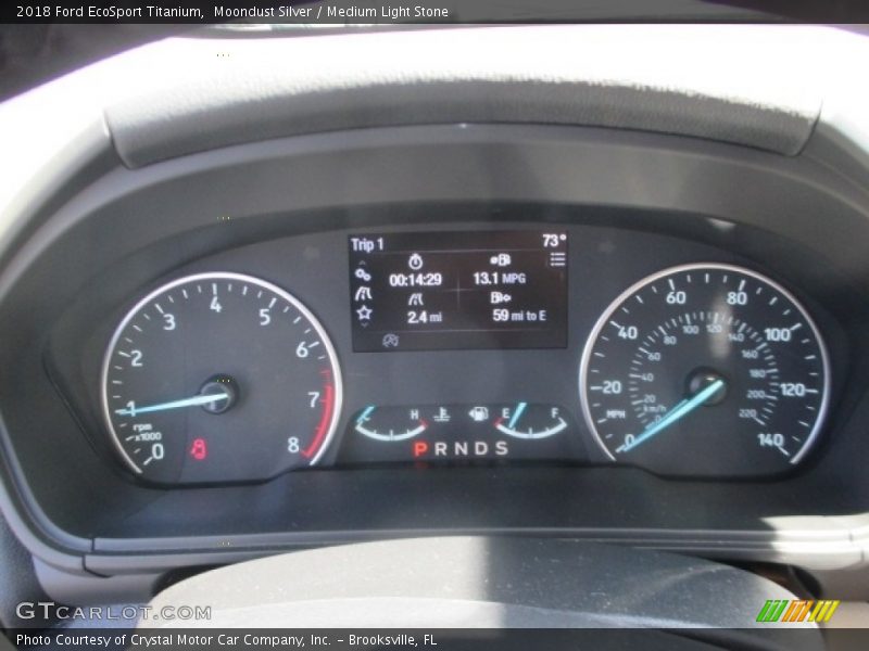 Moondust Silver / Medium Light Stone 2018 Ford EcoSport Titanium