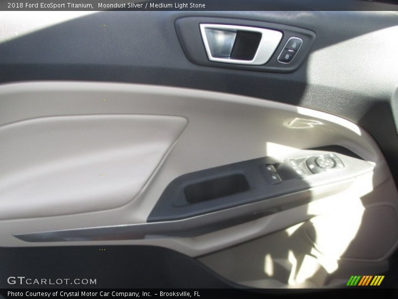Moondust Silver / Medium Light Stone 2018 Ford EcoSport Titanium