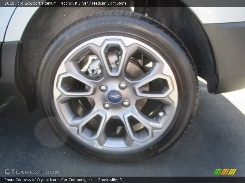 Moondust Silver / Medium Light Stone 2018 Ford EcoSport Titanium
