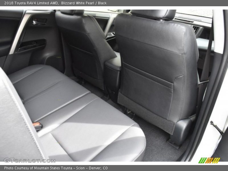 Blizzard White Pearl / Black 2018 Toyota RAV4 Limited AWD