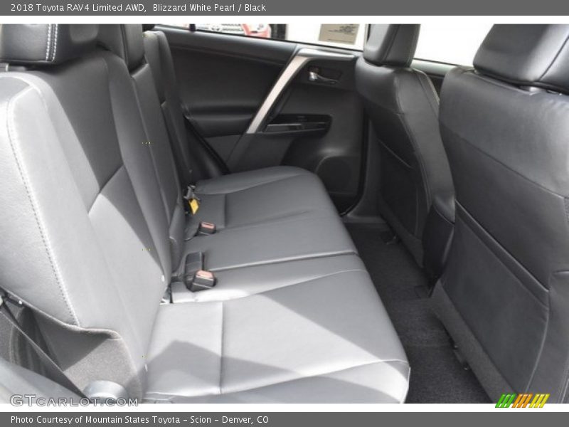 Blizzard White Pearl / Black 2018 Toyota RAV4 Limited AWD