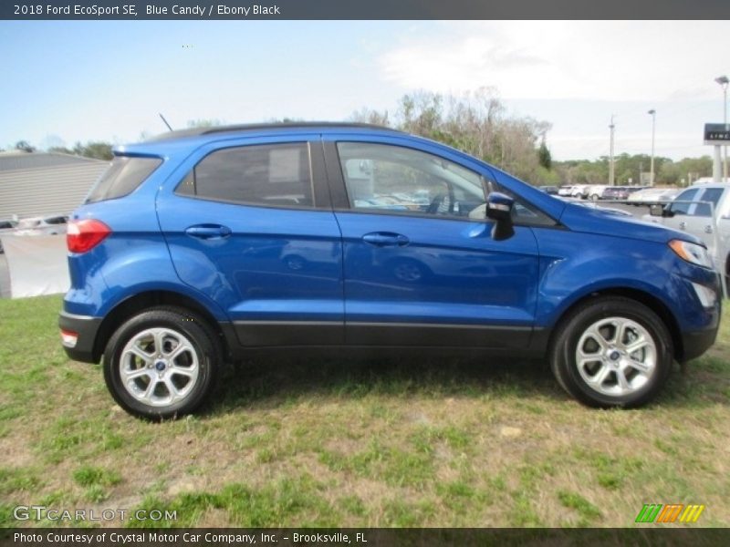 Blue Candy / Ebony Black 2018 Ford EcoSport SE