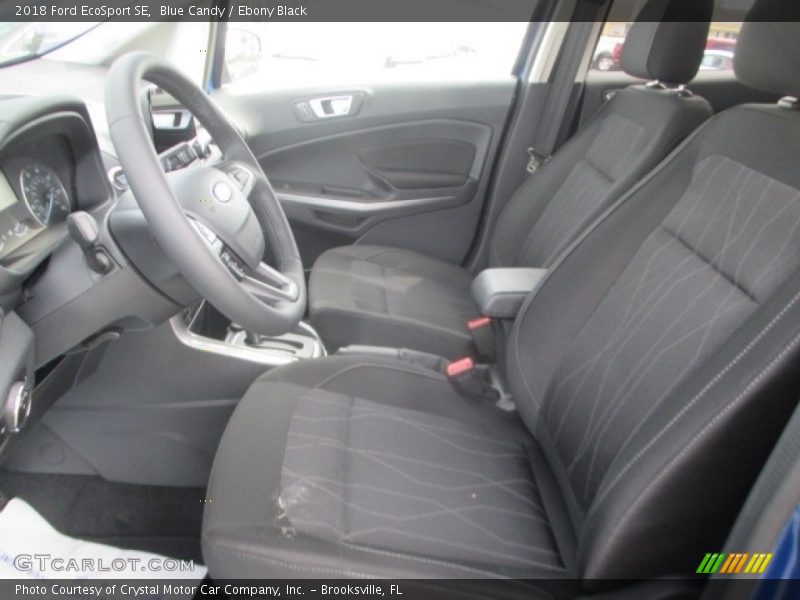 Blue Candy / Ebony Black 2018 Ford EcoSport SE
