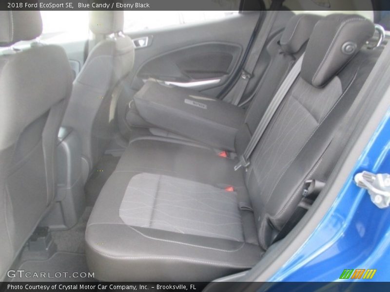 Blue Candy / Ebony Black 2018 Ford EcoSport SE