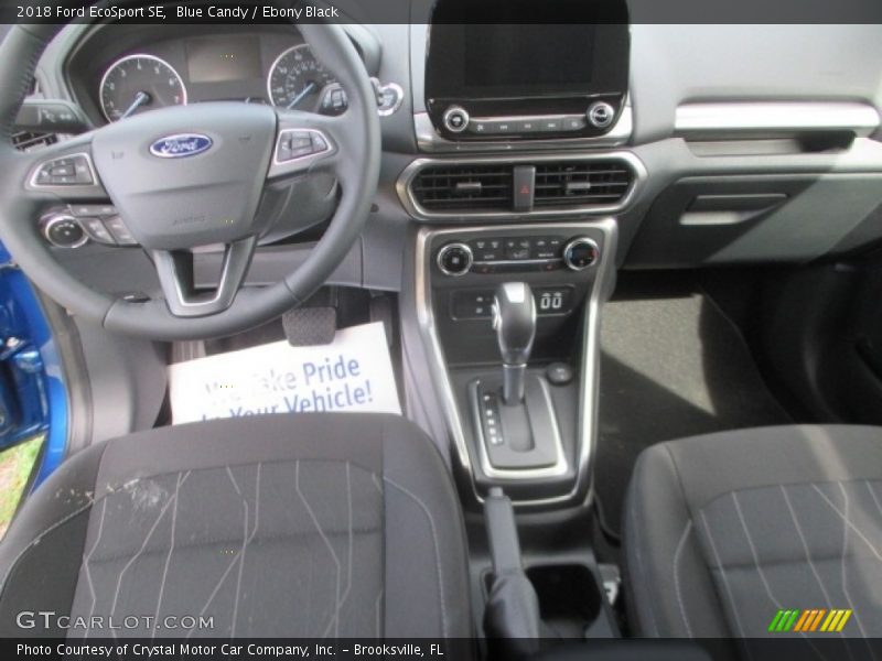 Blue Candy / Ebony Black 2018 Ford EcoSport SE