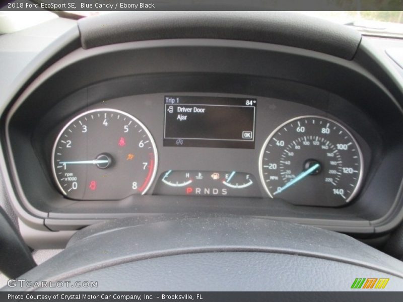 Blue Candy / Ebony Black 2018 Ford EcoSport SE