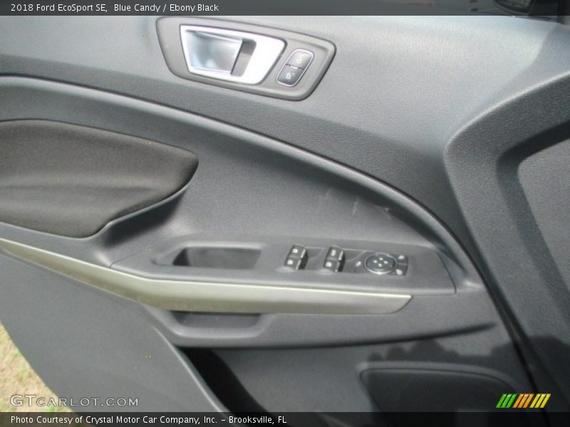 Blue Candy / Ebony Black 2018 Ford EcoSport SE