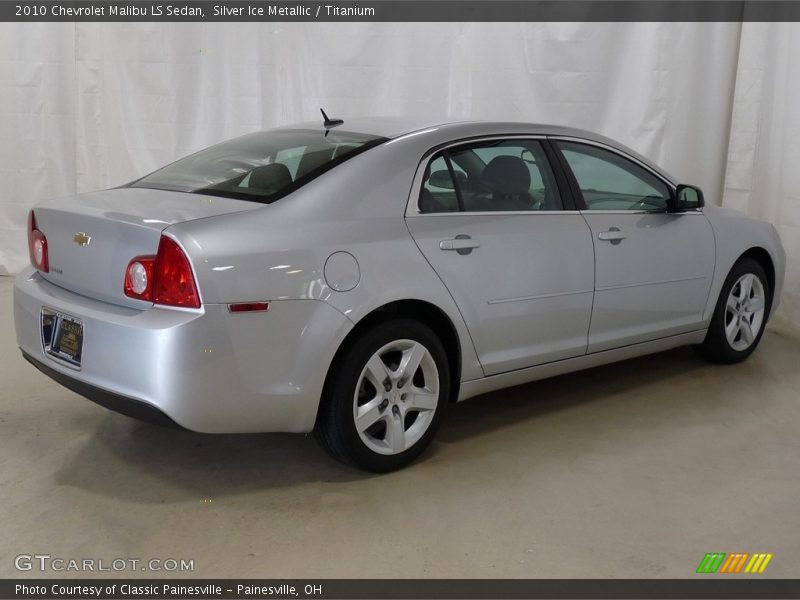 Silver Ice Metallic / Titanium 2010 Chevrolet Malibu LS Sedan