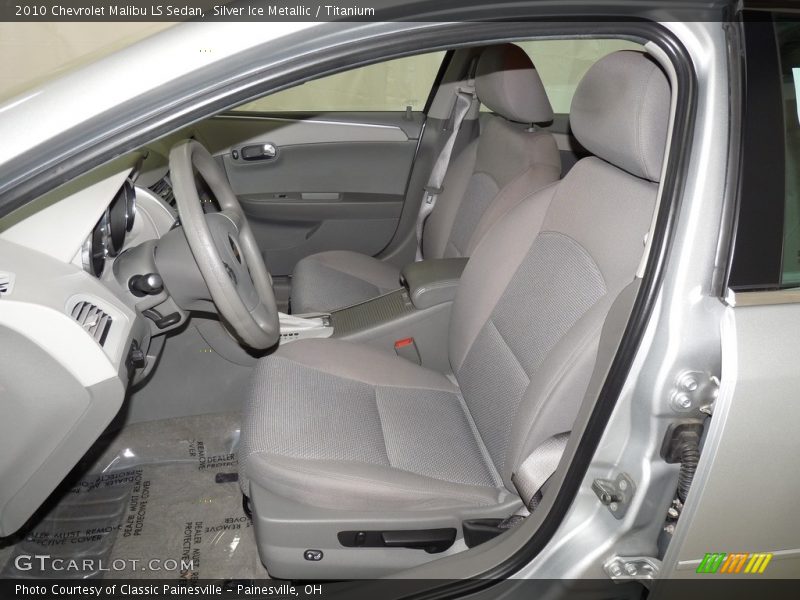 Silver Ice Metallic / Titanium 2010 Chevrolet Malibu LS Sedan
