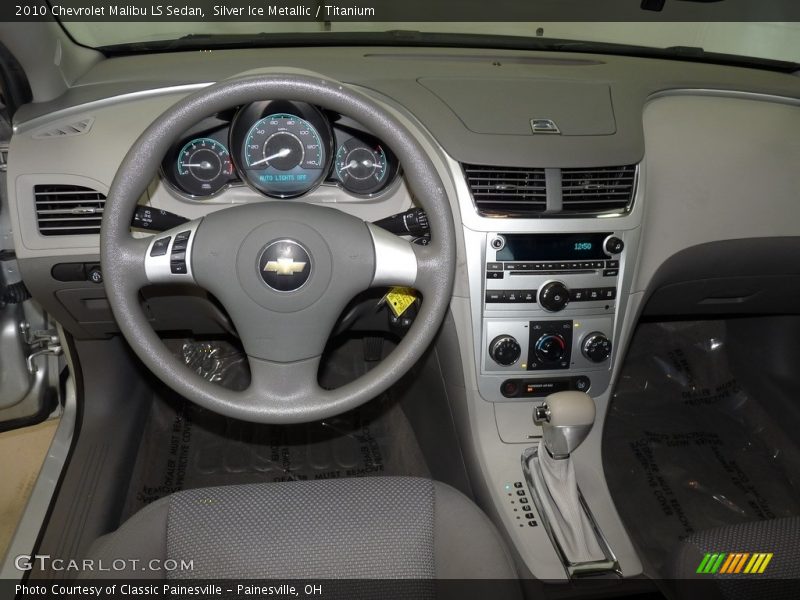 Silver Ice Metallic / Titanium 2010 Chevrolet Malibu LS Sedan