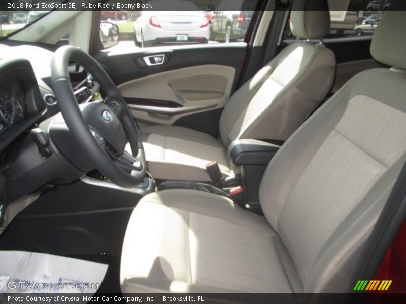 Ruby Red / Ebony Black 2018 Ford EcoSport SE
