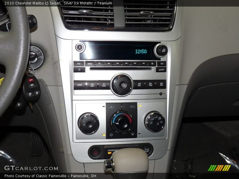 Silver Ice Metallic / Titanium 2010 Chevrolet Malibu LS Sedan