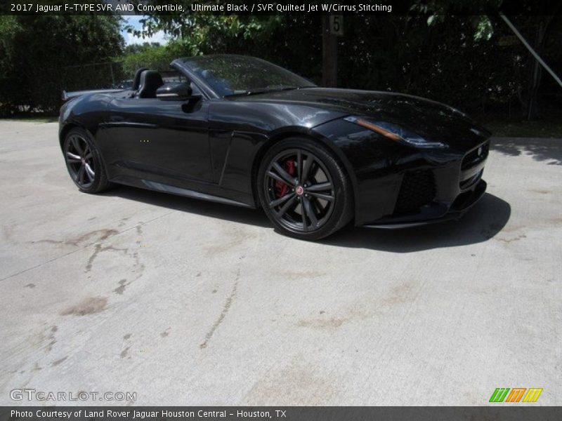 Ultimate Black / SVR Quilted Jet W/Cirrus Stitching 2017 Jaguar F-TYPE SVR AWD Convertible