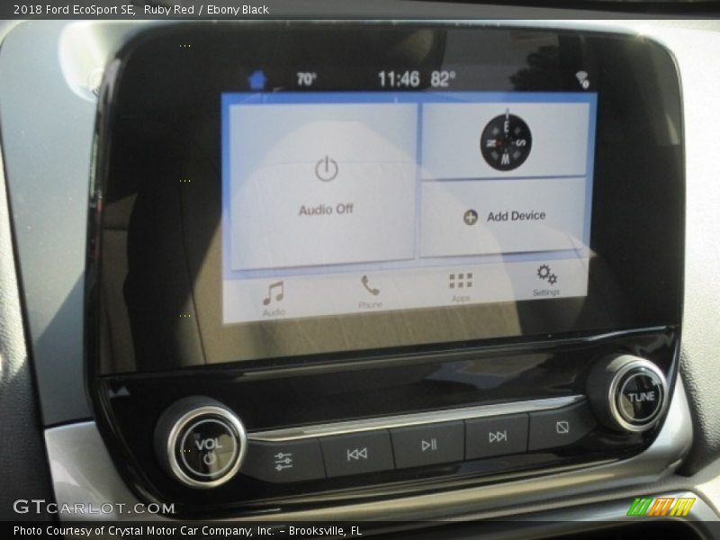 Ruby Red / Ebony Black 2018 Ford EcoSport SE