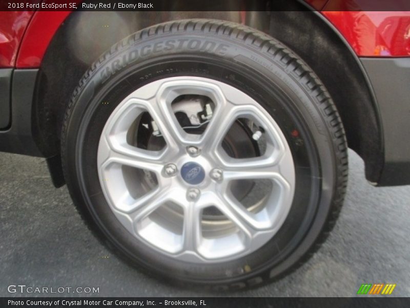 Ruby Red / Ebony Black 2018 Ford EcoSport SE