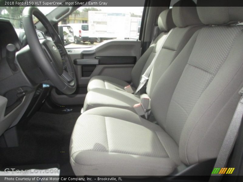 Ingot Silver / Earth Gray 2018 Ford F150 XLT SuperCrew