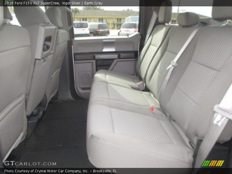 Ingot Silver / Earth Gray 2018 Ford F150 XLT SuperCrew