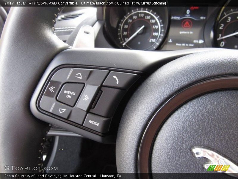  2017 F-TYPE SVR AWD Convertible Steering Wheel