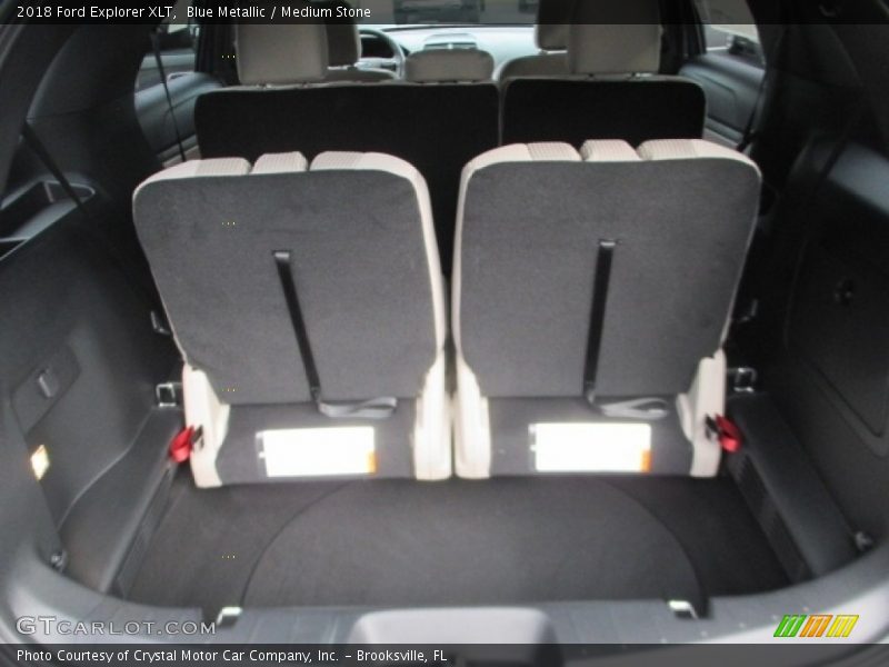 Blue Metallic / Medium Stone 2018 Ford Explorer XLT