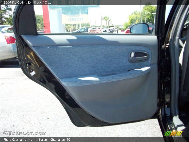 Black / Gray 2006 Kia Optima LX