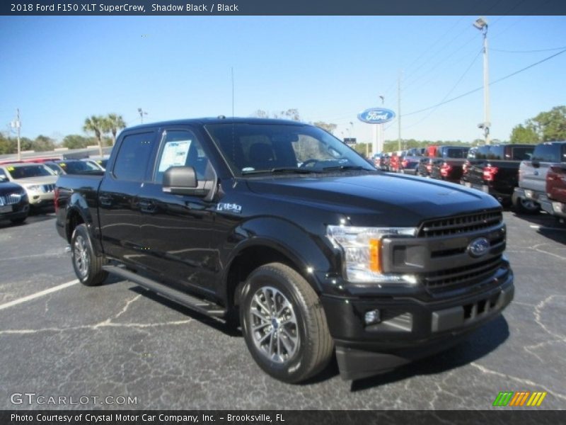 Shadow Black / Black 2018 Ford F150 XLT SuperCrew