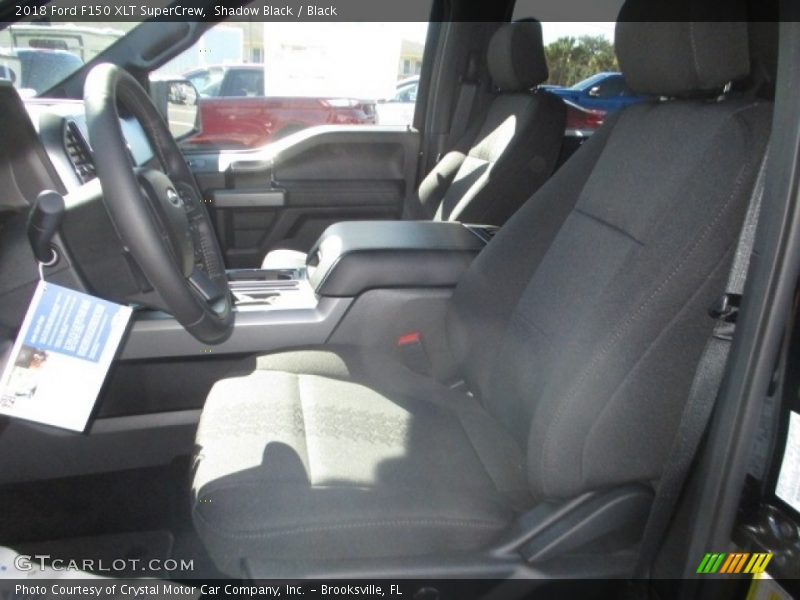Shadow Black / Black 2018 Ford F150 XLT SuperCrew