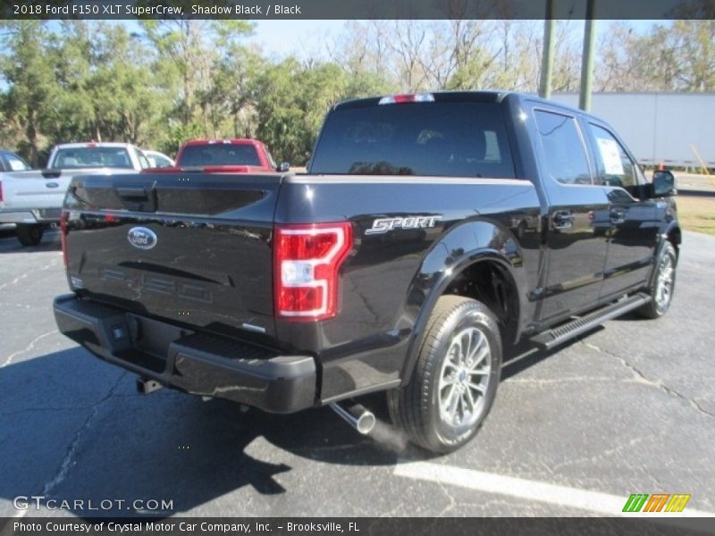 Shadow Black / Black 2018 Ford F150 XLT SuperCrew